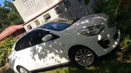 Selling White Mitsubishi Mirage 2017 in San Pablo