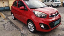 Red Kia Picanto 2013 for sale in Manila