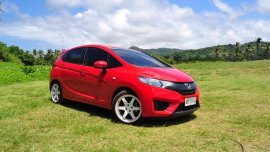 Red Honda Jazz 2015 for sale in Quezon City
