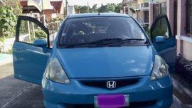Blue Honda Fit 2010 for sale in Manila