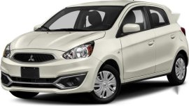 White Mitsubishi Mirage 2019 for sale in Manual