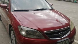 Red Honda Civic 2005 for sale in Calamba