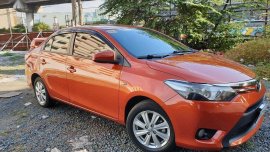 Orange Toyota Vios 2016 for sale in Quezon City