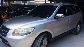 Grey Hyundai Santa Fe 2008 for sale in Quezon City