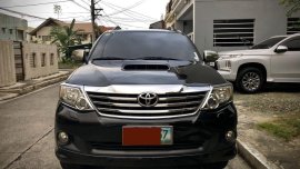 Black Toyota Fortuner 2013 for sale in Cainta