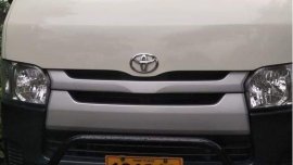 White Toyota Hiace 2016 for sale in Davao