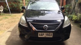 Black Nissan Almera 2014 for sale in Manual