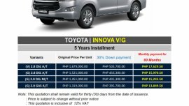2020 Toyota Innova for sale in Pasig - WE CATER ALL BRANDS AND VARIANTS