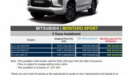 Brand New 2020 Mitsubishi Montero Sport in Pasig - WE CATER ALL BRANDS AND VARIANTS