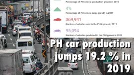PH auto production up by 19.2%, showing biggest jump among top ASEAN car hubs