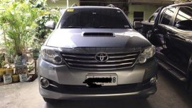 Grey Toyota Fortuner 2014 for sale in Manila