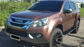 Brown Isuzu Mu-X 2016 for sale in Caloocan