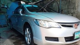 Silver Honda Civic 2012 for sale in Morong