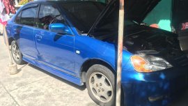 Blue Honda Civic 2002 for sale in Automatic