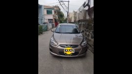 Sell Brown 2014 Hyundai Accent Sedan at 26300 in Quezon City