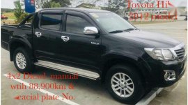 Black Toyota Hilux 2012 for sale in Manual