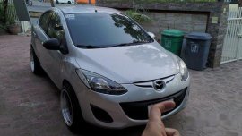 Silver Mazda 2 2014 for sale in Caloocan