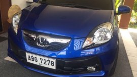 Blue Honda Brio 2015 for sale in Pasig