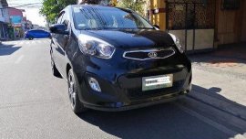 Black Kia Picanto 2013 for sale in Manila