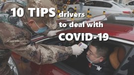 10 tips for car drivers to deal with COVID-19
