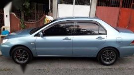 Blue Mitsubishi Lancer 2005 for sale in Caloocan