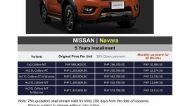 2020 Nissan NAVARA (We cater all Brands)