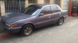 Selling Gray Mitsubishi Lancer 1991 Sedan in Manila