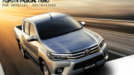 LOW DP BA HANAP MO? BRAND NEW TOYOTA HILUX 4X2G DSL AT