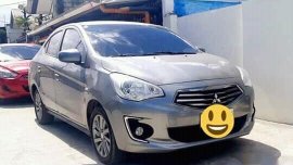 Silver Mitsubishi Mirage 2018 Hatchback for sale