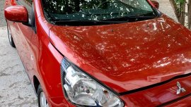 Sell Red 2015 Mitsubishi Mirage Sedan in Quezon City