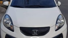 White Honda Brio 2015 Hatchback for sale in Quezon