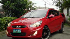 Sell Red 2013 Hyundai Accent Sedan in Manila