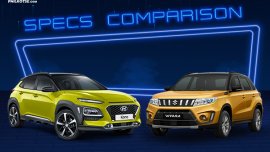2020 Hyundai Kona vs Suzuki Vitara Comparison: Spec Sheet Battle