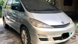 Silver Toyota Previa 2004 for sale in Manila