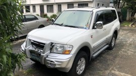 Selling White Mitsubishi Pajero 1999 SUV in Quezon City