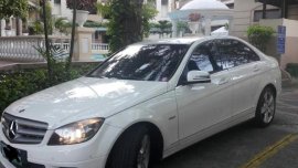 White Mercedes-Benz C200 2010 for sale in Quezon City