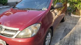 Red Toyota Innova 2007 for sale in Manila