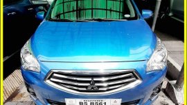 Selling Blue Mitsubishi Mirage g4 for sale in Valenzuela