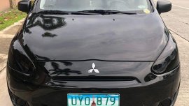 Selling Black Mitsubishi Mirage for sale in Las Piñas