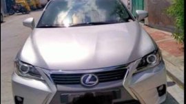 Silver Lexus Ct200h 2014 for sale in Quezon City