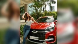 Phoemela Baranda flaunts red Chery crossover as the brand’s new ambassador