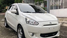 White Mitsubishi Mirage for sale in Quezon City