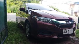 HONDA CITY E 2015 maroon
