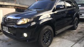 Black Toyota Fortuner 2016 for sale in Manila