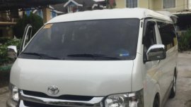White Toyota Hiace 2017 for sale in San Juan City