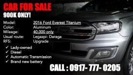 2016 For Everest Titanium 40k mileage for 900k only