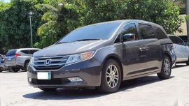 Grey Honda Odyssey 2012 for sale in Manila