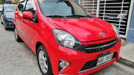 Red Toyota Wigo for sale in Manila