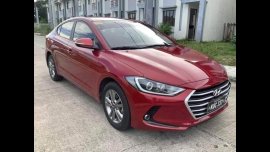 Red Hyundai Elantra 2019 Sedan Automatic for sale in Quezon
