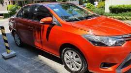 Orange Toyota Vios 1.5 G Manual 2014 for sale in Pasig